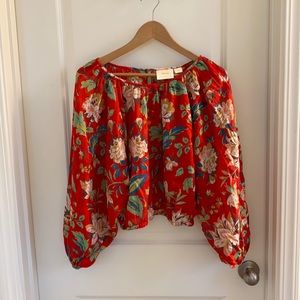 Maeve by Anthropologie Balloon sleeve Blouse